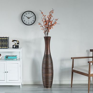 Decorative Conemporary Tall Trumpet Shape Floor Vase