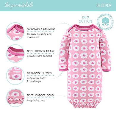 The Peanutshell Layette Gift Set For Baby Girls, Pretty Pink, 16 Essential Pieces