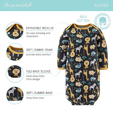 The Peanutshell Layette Gift Set For Baby Boys, King Of The Jungle, 16 Essential Pieces