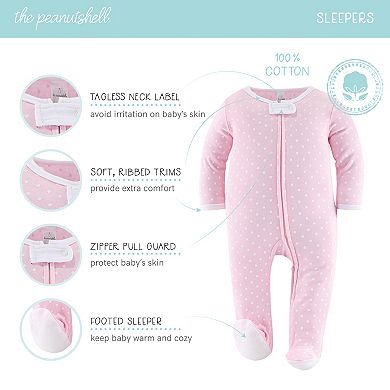 The Peanutshell Layette Gift Set For Girls, Purple Pink Butterfly, 30 Essential Pieces
