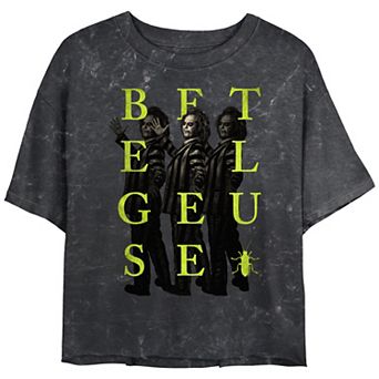 Juniors' Beetlejuice 2 Betelgeuse Poster Cropped Graphic Tee