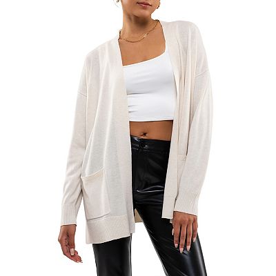 August Sky Women s Open Front Cardigan