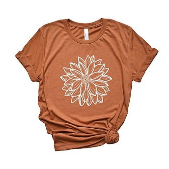Dahlia Short Sleeve Graphic Tee