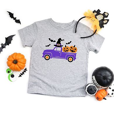 Witch Farm Truck Toddler Short Sleeve Graphic Tee