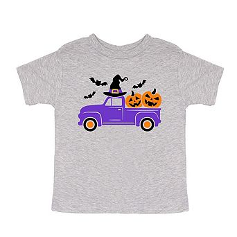 Witch Farm Truck Toddler Short Sleeve Graphic Tee