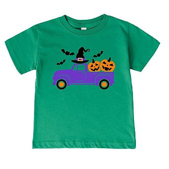 Witch Farm Truck Toddler Short Sleeve Graphic Tee