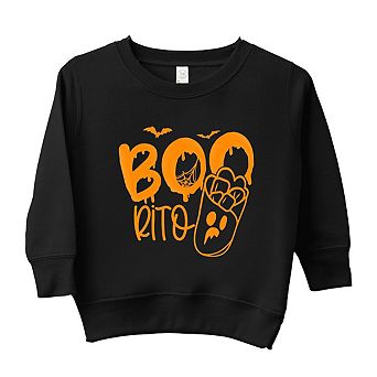Boorito Raised Print Toddler Graphic Sweatshirt