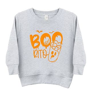 Boorito Raised Print Toddler Graphic Sweatshirt