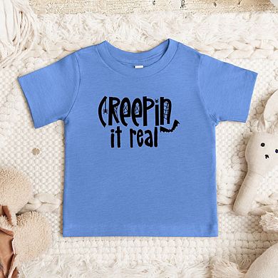 Creepin It Real Toddler Short Sleeve Graphic Tee