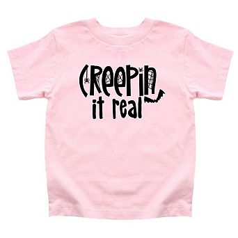 Creepin It Real Toddler Short Sleeve Graphic Tee