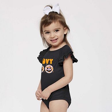 Groovy Boo Baby Flutter Sleeve Bodysuit