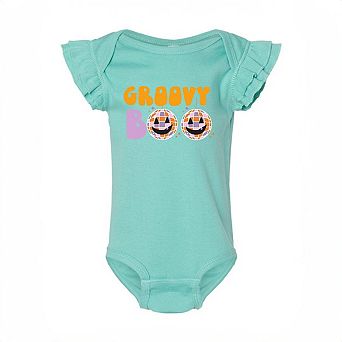 Groovy Boo Baby Flutter Sleeve Bodysuit