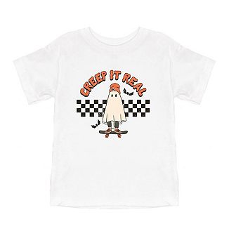 Creep It Real Skate Board Youth Short Sleeve Graphic Tee
