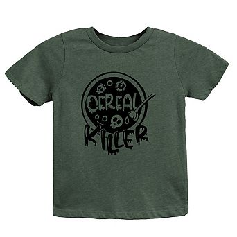 Cereal Killer Toddler Short Sleeve Graphic Tee