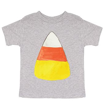 Watercolor Candy Corn Youth Short Sleeve Graphic Tee