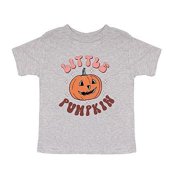Little Pumpkin Retro Youth Short Sleeve Graphic Tee