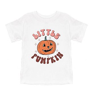 Little Pumpkin Retro Youth Short Sleeve Graphic Tee
