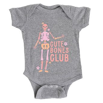 Cute Bones Club Baby Bodysuit