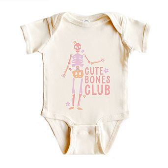 Cute Bones Club Baby Bodysuit