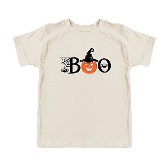 Boo Pumpkin Youth Short Sleeve Graphic Tee
