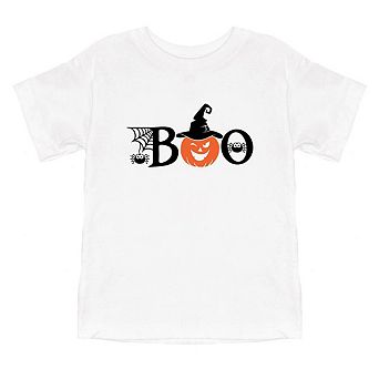 Boo Pumpkin Youth Short Sleeve Graphic Tee