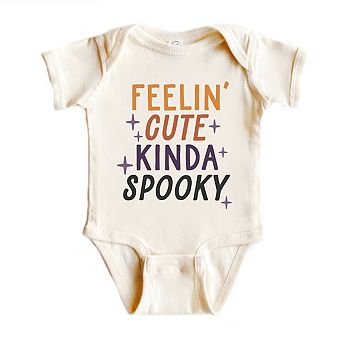 Feelin' Cute Kinda Spooky Baby Bodysuit