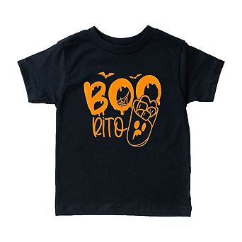 Boorito Raised Print Toddler Short Sleeve Graphic Tee