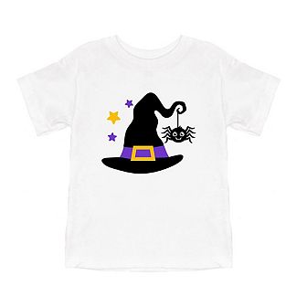 Witch And Spider Toddler Short Sleeve Graphic Tee