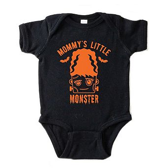 Mommy's Little Monster Girl Baby Bodysuit
