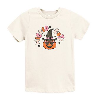 Wicked Cute Pumpkin Toddler Short Sleeve Graphic Tee