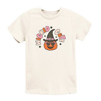 Wicked Cute Pumpkin Toddler Short Sleeve Graphic Tee