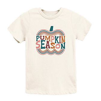 Retro Pumpkin Season Toddler Short Sleeve Graphic Tee