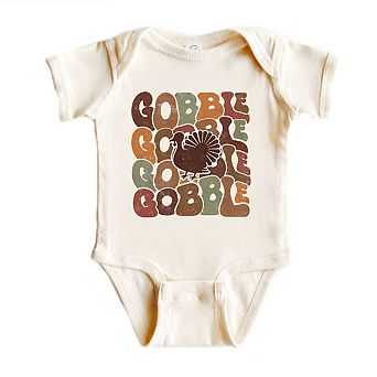 Gobble Turkey Baby Bodysuit