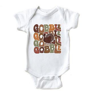 Gobble Turkey Baby Bodysuit