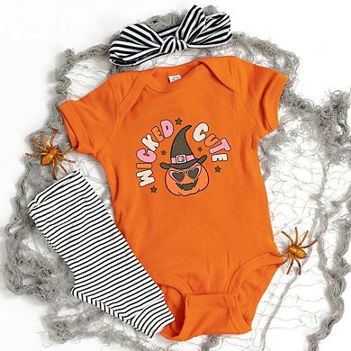 Wicked Cute Pumpkin Baby Bodysuit