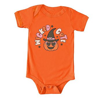 Wicked Cute Pumpkin Baby Bodysuit