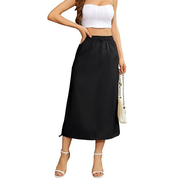 long skirt with slit