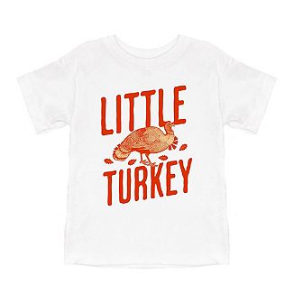 Little Turkey Orange Youth Short Sleeve Graphic Tee