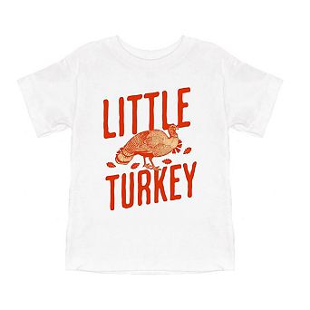 Little Turkey Orange Youth Short Sleeve Graphic Tee