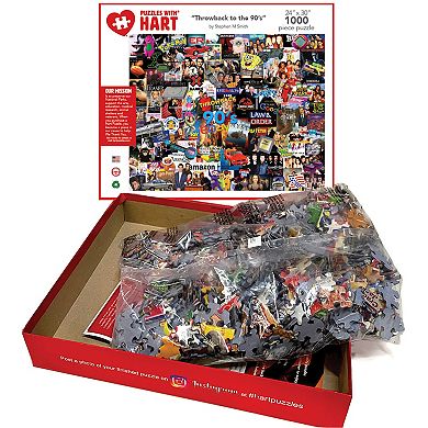 Hart Puzzles Throwback 90's 1000 Piece Puzzle