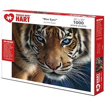 Hart Puzzles Blue Eyes Tiger 1000 pc Puzzle