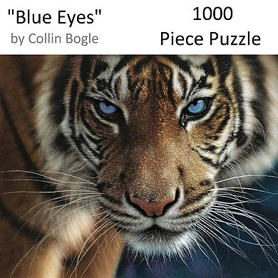 Hart Puzzles Blue Eyes Tiger 1000 Piece Puzzle