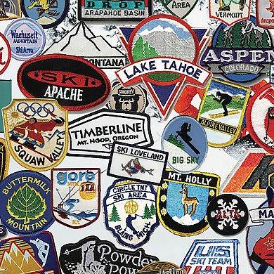 Hart Puzzles Ski Patches 1000-Piece Puzzle