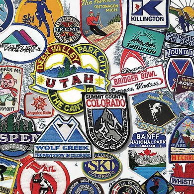 Hart Puzzles Ski Patches 1000-Piece Puzzle