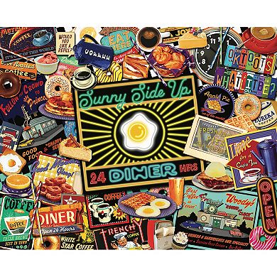 Hart Puzzles Boomers' Favorite Diners 1000 Piece Puzzle