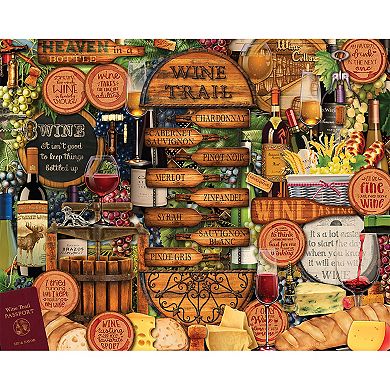Hart Puzzles Wine Trail 1000 Piece Puzzle
