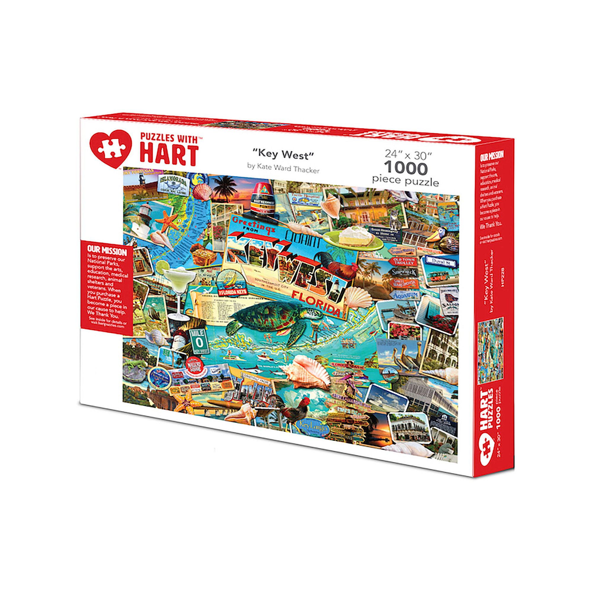 Hart Puzzles Key West 1000-Piece Puzzle, Multi