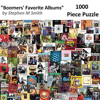 Hart Puzzles Boomers' Favorite Albums 1000 Piece Puzzle