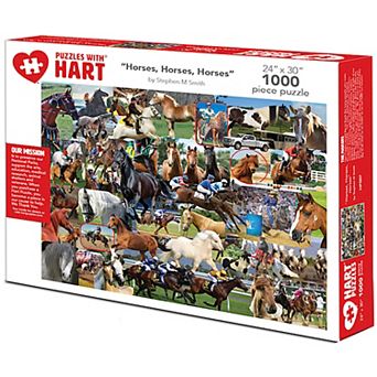 Hart Puzzles Horses, Horses, Horses 1000 pc Puzzle