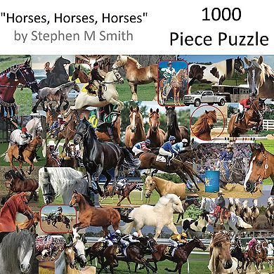 Hart Puzzles Horses, Horses, Horses 1000 Piece Puzzle